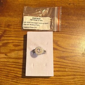 RBP Bomb Party Sparkling Details LC Light Rose Quartz Ring